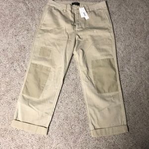 J crew NWT paint splatter wide leg boyfriend